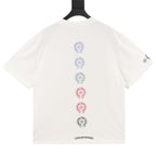 Chrome Hearts Multicolor Cross Print Short-Sleeve T-Shirt