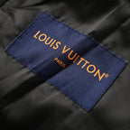 Louis Vuitton Cable-Knit Collar Belted Jacket