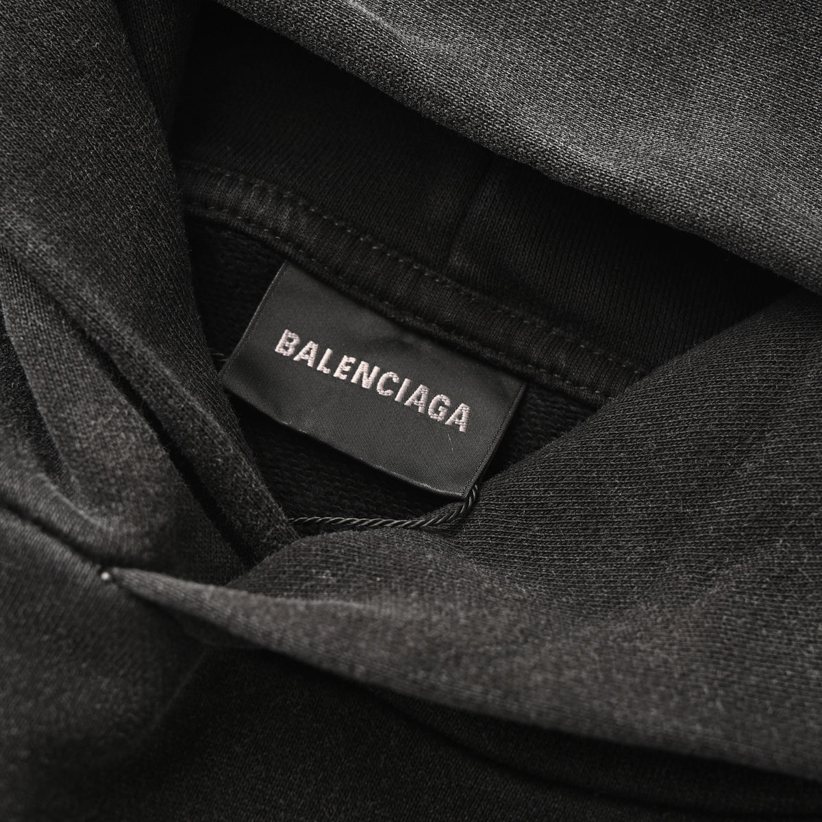 Balenciaga Oversized Logo Pullover Hoodie