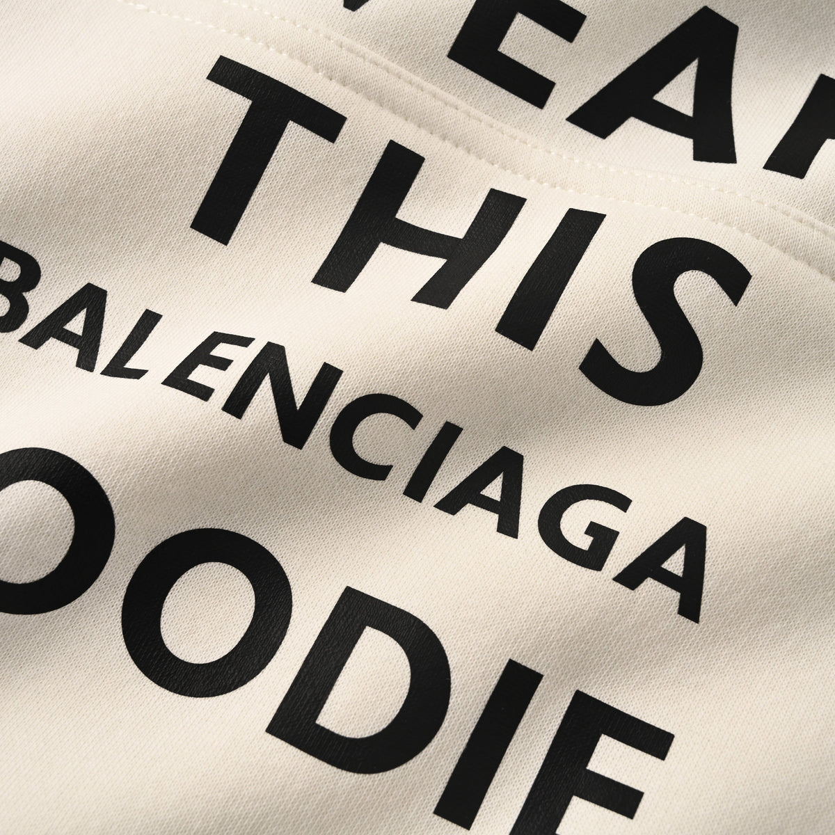 Balenciaga Oversized Logo Pullover Hoodie