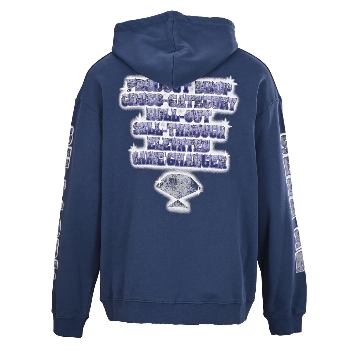 Balenciaga Paris Script Logo Cotton Hoodie