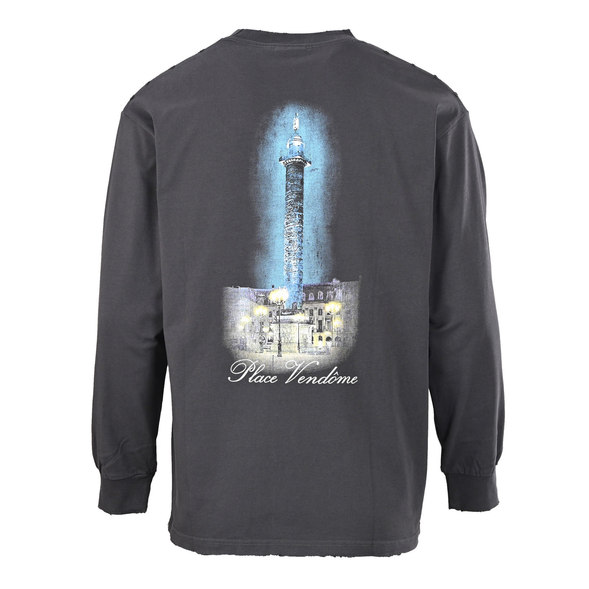 Balenciaga Washed Cotton Oversized Hoodie with Distressed Details