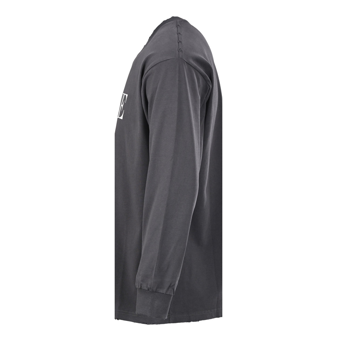 Balenciaga Washed Cotton Oversized Hoodie with Distressed Details