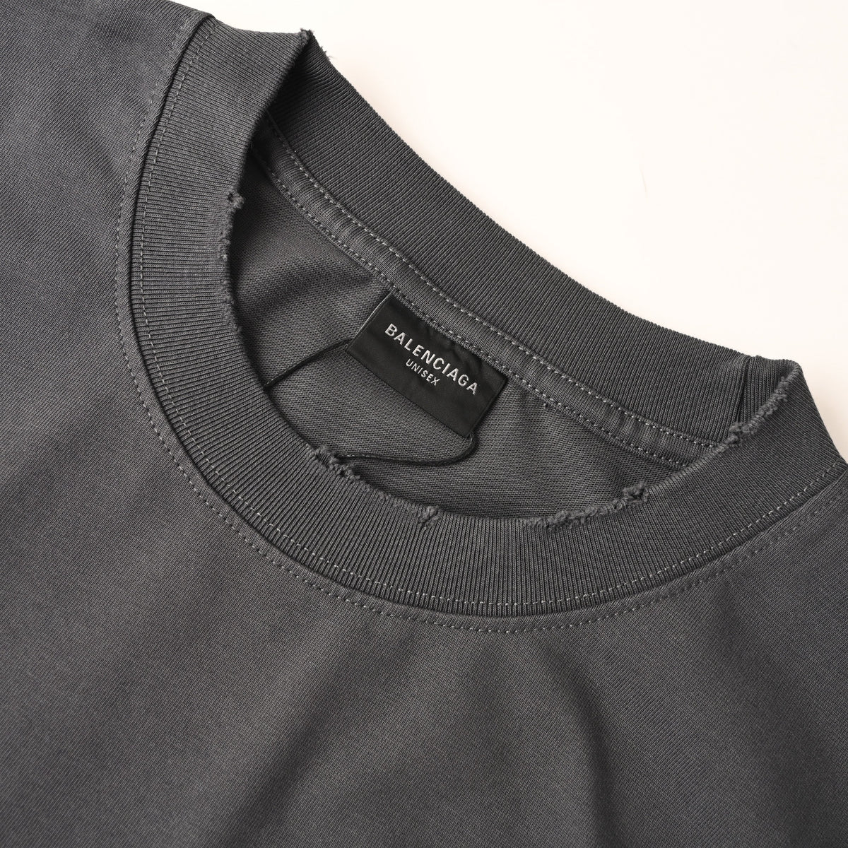 Balenciaga Washed Cotton Oversized Hoodie with Distressed Details