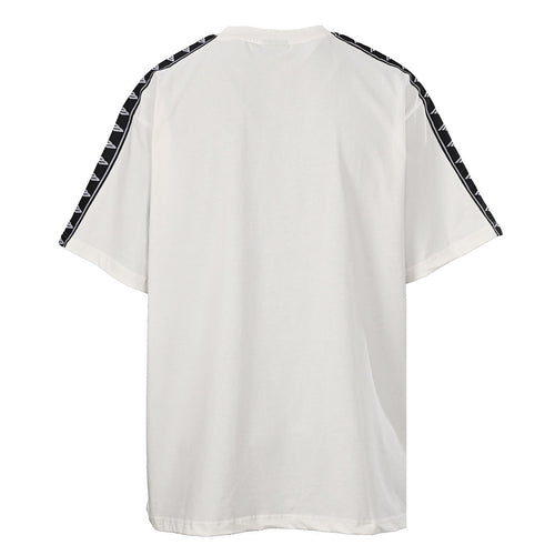 BALENCIAGA 3B Logo-Tape Short-Sleeve T-Shirt