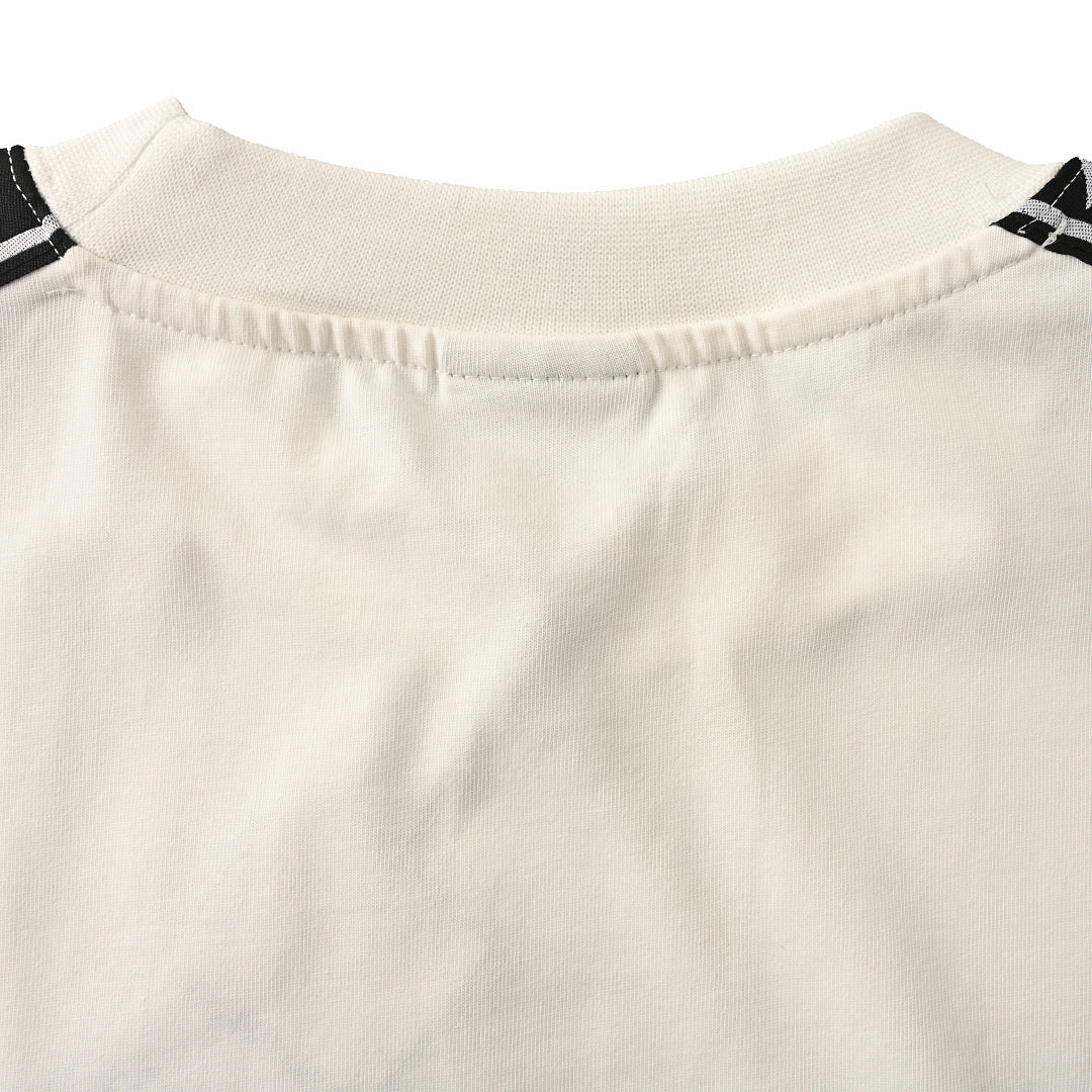 BALENCIAGA 3B Logo-Tape Short-Sleeve T-Shirt