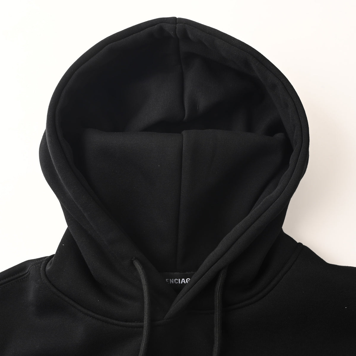 Balenciaga Logo-Embroidered Oversized Cotton Hoodie