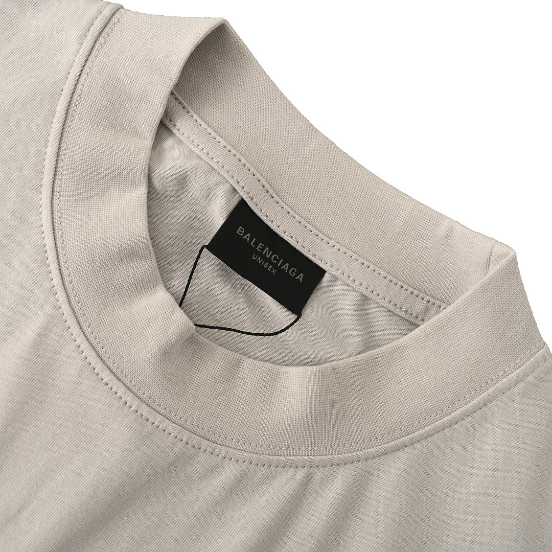 BALENCIAGA Printed Crew-Neck Short-Sleeve T-Shirt