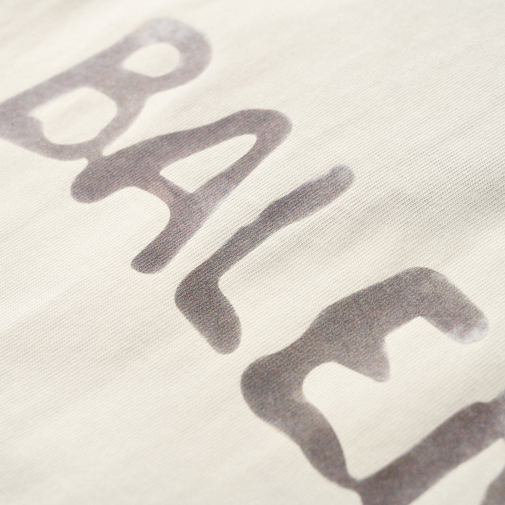 BALENCIAGA Distressed Double-B & Bitcoin Print Short-Sleeve T-Shirt