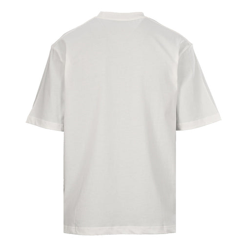 BALENCIAGA Double-B Buckle & Letter Print Short-Sleeve T-Shirt