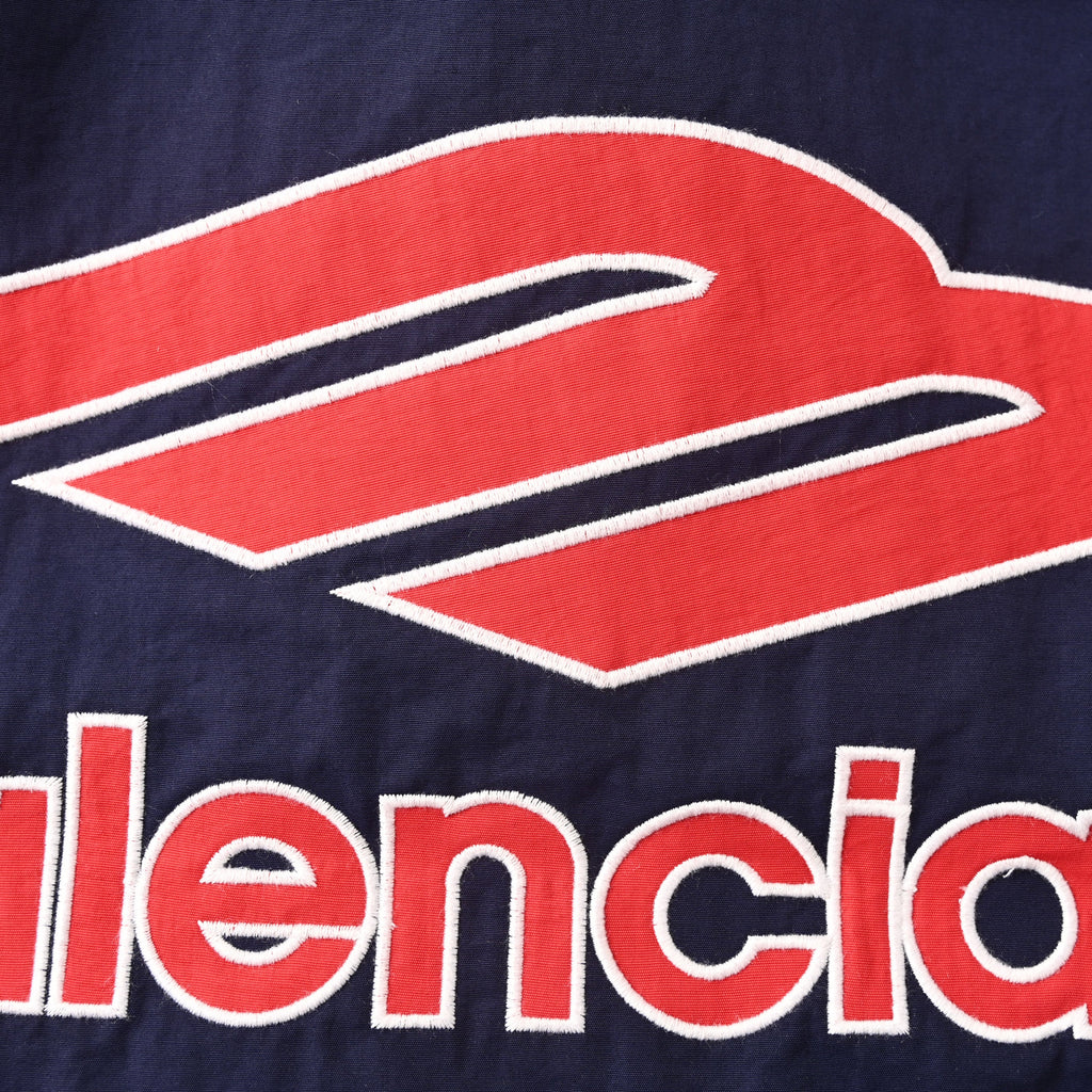 Balenciaga Paris Script Logo Embroidered Cotton Hoodie