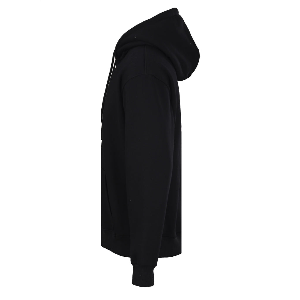 Balenciaga Large-Scale Logo Print Cotton Jersey Hoodie