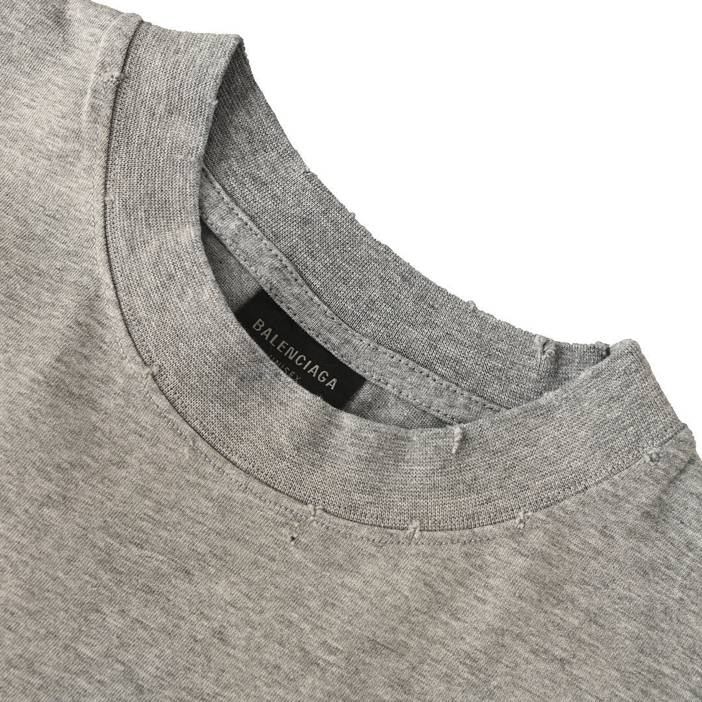 Balenciaga (BLCG) Grey Masking Tape Short-Sleeve T-Shirt