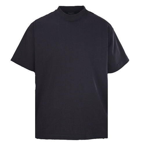 Balenciaga (BLCG) Red Masking Tape-Lettering Short-Sleeve T-Shirt