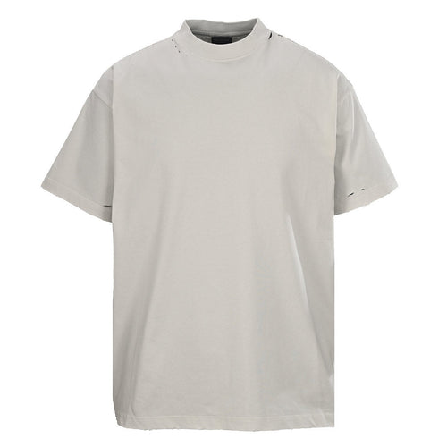 Balenciaga (BLCG) Red Masking Tape-Lettering Short-Sleeve T-Shirt