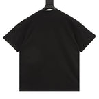 Chrome Hearts Color-block Gothic Script Cross Necklace T-Shirt