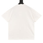 Chrome Hearts Color-block Gothic Script Cross Necklace T-Shirt