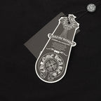 Chrome Hearts Short-Sleeve T-Shirt with Sanskrit Lettering Print at the Neckline
