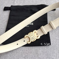 Authentic Celine Women's Leather Belt – Triomphe Buckle